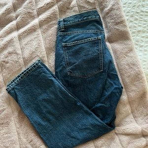 SOLD - Uniqlo Straight Leg Jeans, Blue, Sz 27